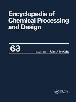 cover image of Encyclopedia of Chemical Processing and Design